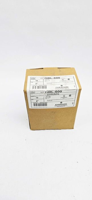 10 PIECES - Appleton Grounding Bushing, 2", Threaded, Insulated, Zinc
