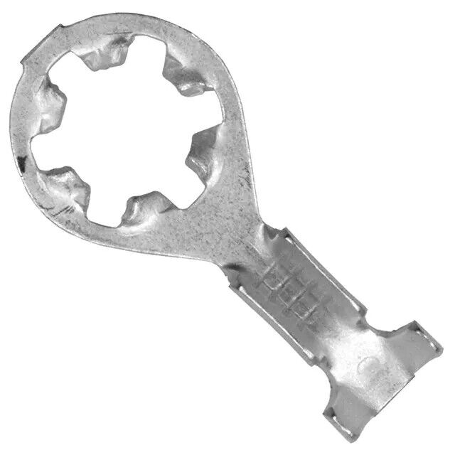 (Roll 7500) - TE Connectivity 640271-3 Ring Tongue Terminal, M5, #10, 18 AWG