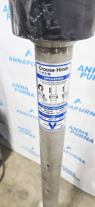 Eaton Crouse-Hinds V-Spring Telescoping Pole V65B-S w/ BASE
