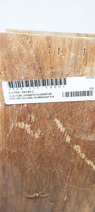 ROSEMOUNT .5" FLOWTUBE 8705PSA020C1W0N0Q4 PTFE TEFLON LINED