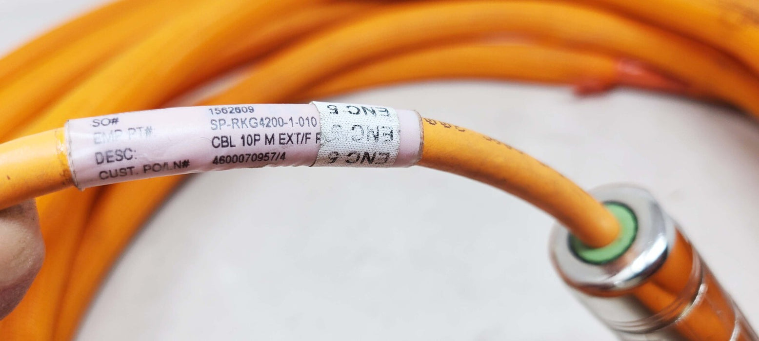 ~25 Ft Cable -REXROTH SP-RKG4200-1-010 10 Pin & SP-RKL4302-1-010 9-pin Connector