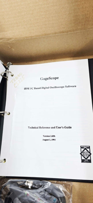 CompuScope 225 DynamicSignals / GaGe Analog Signal Digitizer ISA Module