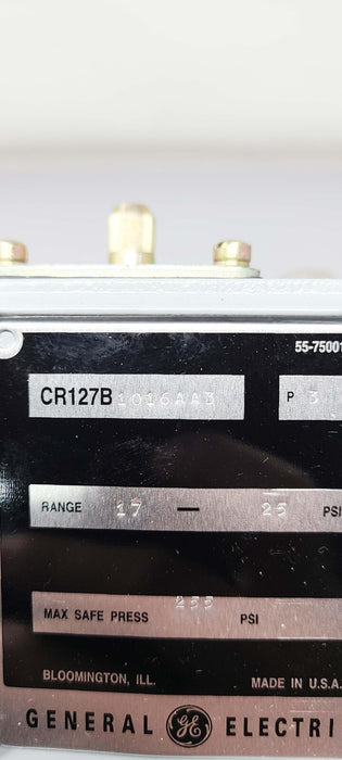 NEW GENERAL ELECTRIC CR127B PRESSURE SWITCH CR127B 1016AA3
