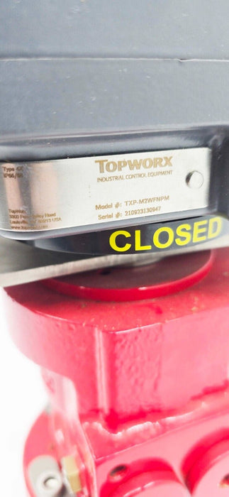 Damcos BRC250 Hydraulic actuator w/ Topworx TXP-M2WFNPM Monitor