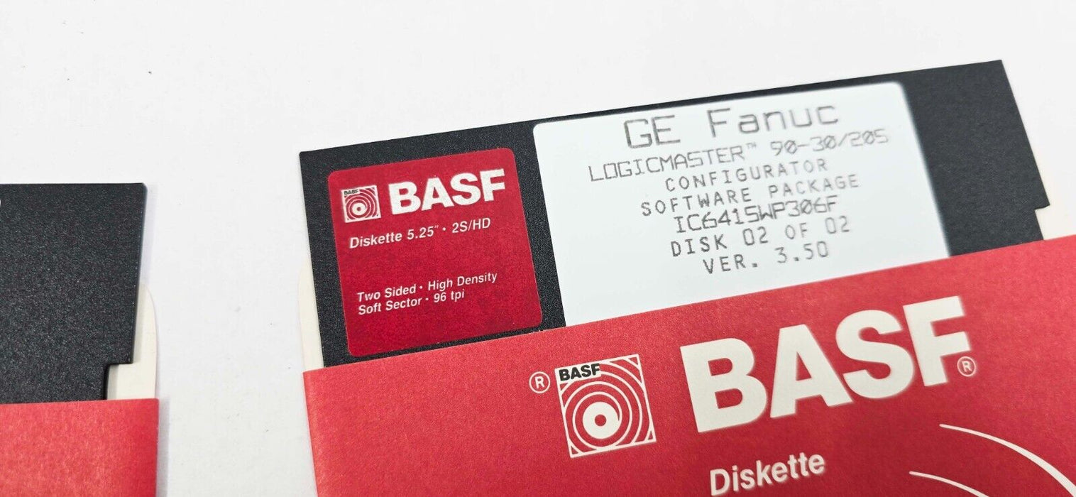 GE Fanuc Programmer Software Pack VER 3.50, IC641SWP306F, Logicmaster 90-30/20S