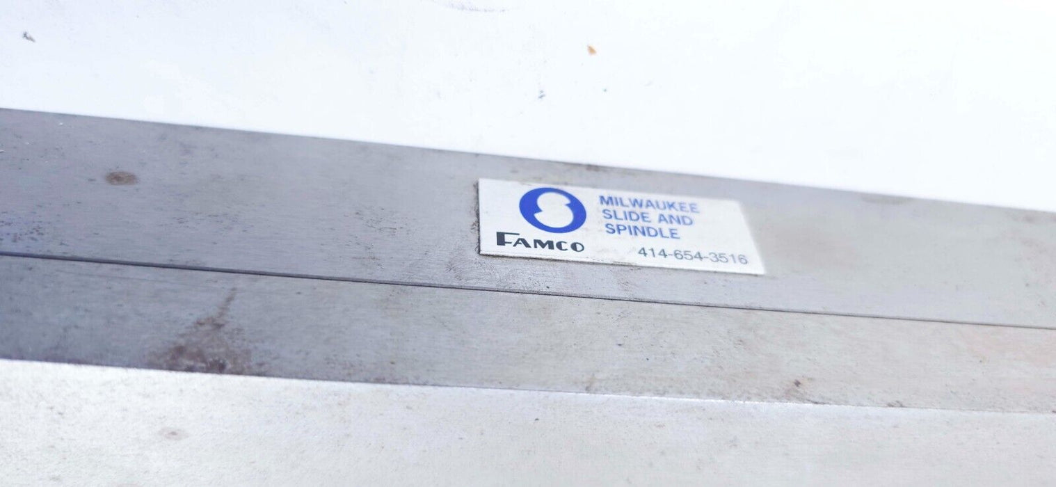 FAMCO MIILWAUKEE PRECISION SLIDE & SPINDLE SELF CENTERING BASE SLIDES