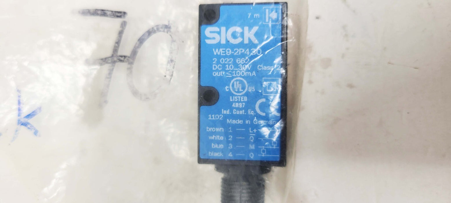 SICK WE9-2P430 PHOTOELECTRIC SENSOR (67040)