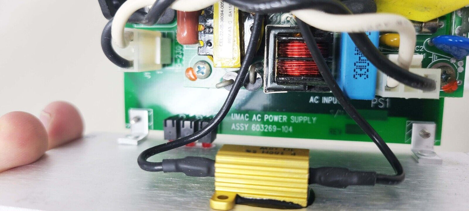 Delta Tau 115/230 VAC Power Supply 603269-104 UMAC Power Supply PCB w/ Plate
