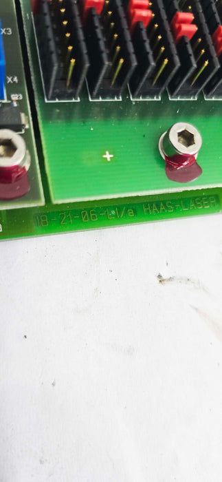 Haas Laser 18-21-76-00 18-21-06-00 Control Board 18-21-06-l1/a