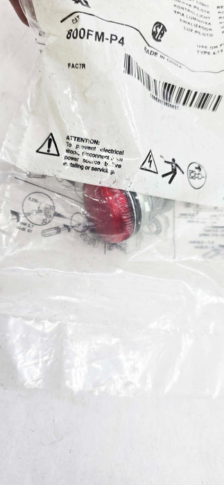 Allen Bradley 800FM-P4 Ser. A Pilot Lights, Red