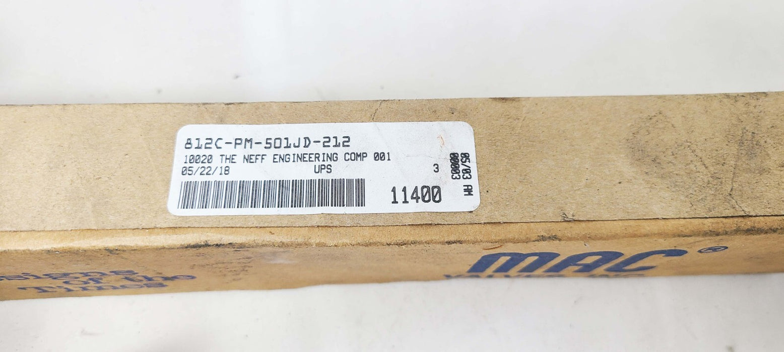 *BRAND NEW* MAC 812C-PM-501JD-212 Solenoid Valve