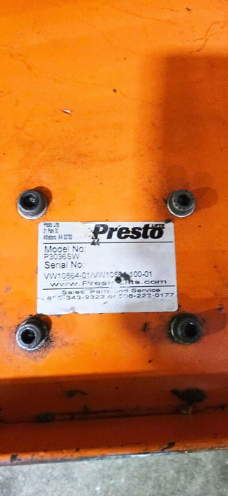 Presto P3036SW Mechanical Post Lift Table 2,000 lbs capacity