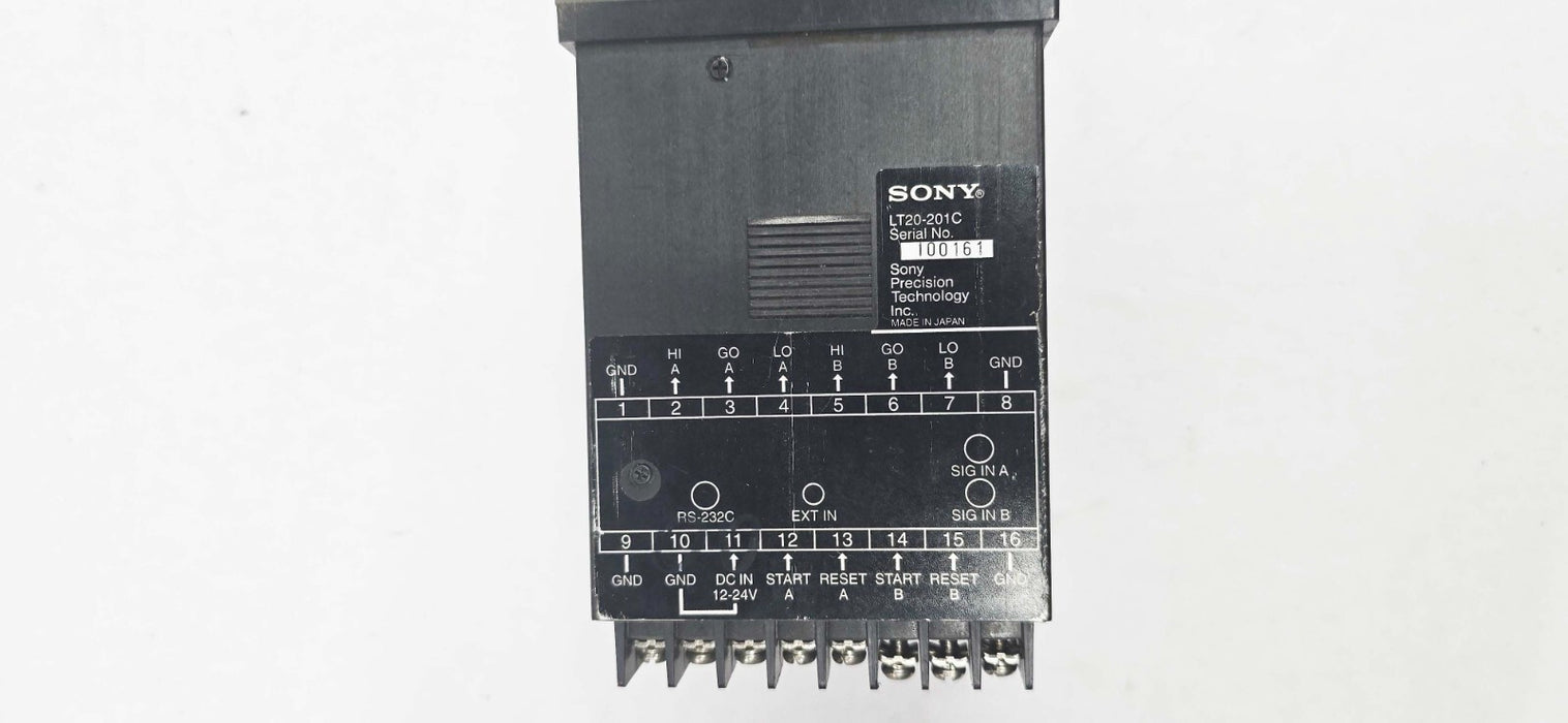 Sony LT20-201C Display For LTVD, 9-24VDC, 2-Axis, RS232, LT20201C