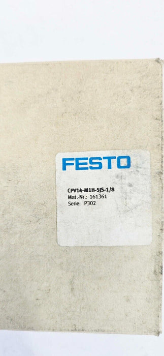 FESTO CPV14-M1H-5JS-1/8 161361 Solenoid Valve
