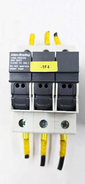 3 PACK -  Allen-Bradley 1492-FB3C30 30A 600V Fuse Holder