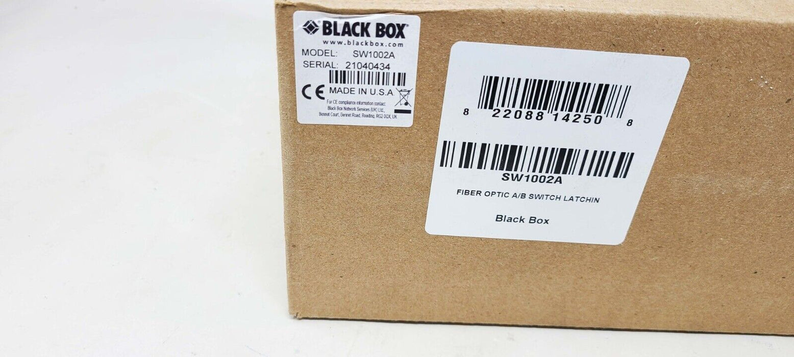 Black Box Fiber Optic A/B Desktop Switch SW1002A