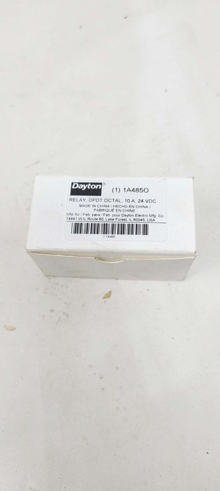 DAYTON 1A485O OCTAL RELAY 10A 24VDC NEW!!