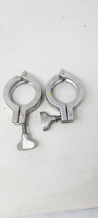 (2 PACK) Sanitary Pressure Tri Clamp | 2" Single Hinge